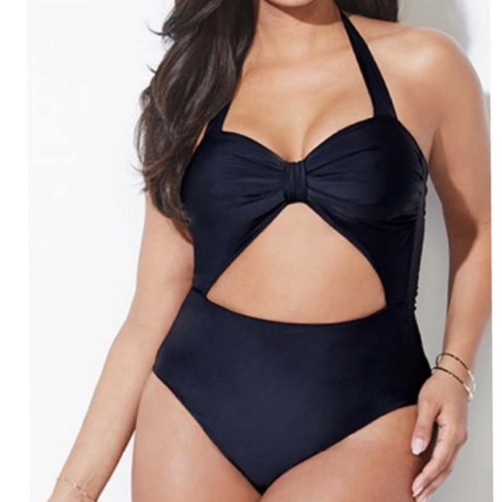Rachel Roy NWT Sexy One-Piece Cut-out Swim Suit